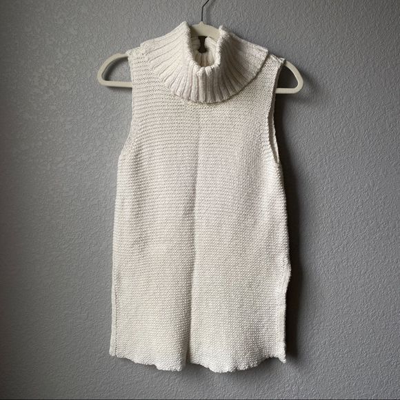 Soft Surroundings Paola Cowl Neck Sweater Vest Sz PS - Picture 1 of 8